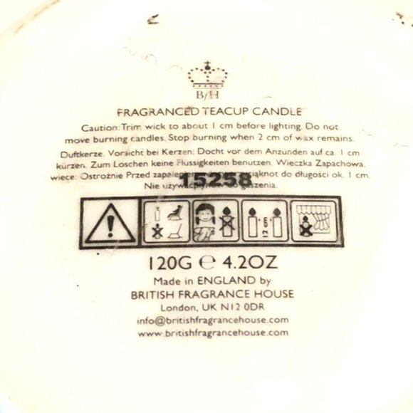 English Teacup & Saucer Candles New - Picture 14 of 15